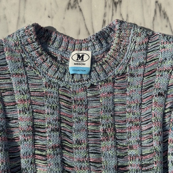 Missoni cropped top in lurex wool blend knit - Picture 5 of 10